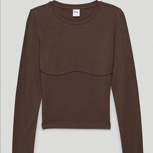 NWT Aritzia TNA Chill Eclipse long sleeve